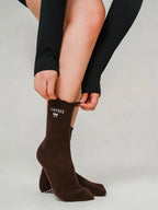 Mocha Grip Socks